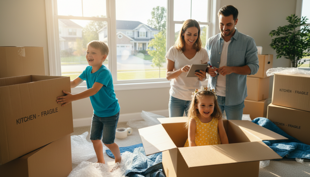 Umzug mit Kindern Tipps